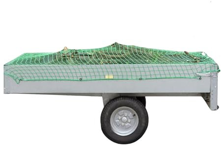 Anhängernetz 3x7 Netz für Anghänger & Container PKW LKW Containernetz Dekra geprüft zur perfekten Ladungssicherung mit Gummileine