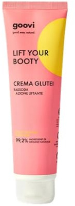 Goovi Lift Your Booty Glute-Creme mit straffender Wirkung, elastisch, straffend und feuchtigkeitsspendend, 150 ml