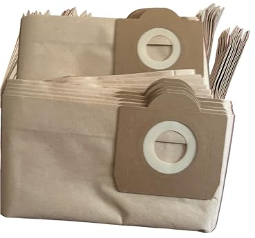 compatible Strong Dust Bags for DeWalt DXV38S 38L Wet & Dry Vacuum Cleaner (Pack of 10)