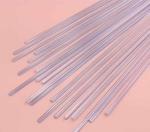 Baguettes de soudure en plastique transparent - 1 kg de baguettes de soudure PVC/UPVC/CPVC for applications de soudure esthétiques(PVC)