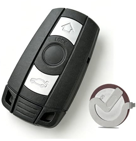 For BMW 1 3 5 6 Series X1 X3 X5 Z4 E46 E60 E61 E63 E64 E70 E71 Key Cover | with VL2020 Rechargeable Battery For BMW 1 3 5 6 Series X1 X3 X5 Z4 E46 E60 E61 E63 E64 E70 E71 E72 E90