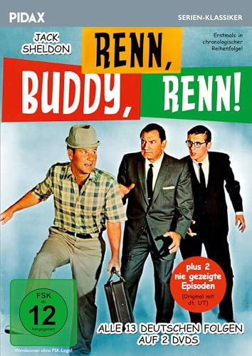 Renn Buddy renn! / Alle 13 deutsch synchronisierten + 2 nie gezeigte Folgen der Krimikomödie (Pidax Serien-Klassiker)