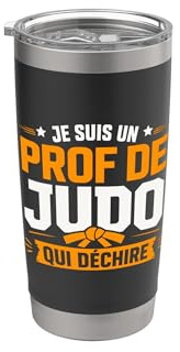 Je suis Prof de judo qui déchire humour professeur de judo Gobelet isotherme en acier inoxydable double paroi