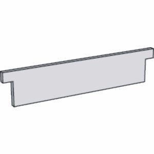 kerkmann 3743.2 Trennwand für Metallschub Rollcontainer