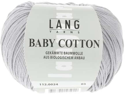 Lang Yarns Baby Cotton 024 Hellgraun