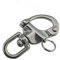 Jingyi Marine Durable Edelstahl Snap Schäkel Schnellverschluss Swivel Bail Rigging (8,9 cm)