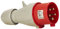 Legrand IK09 - Enchufe CEE (6H, protección IP44), 32 A, rojo, 1