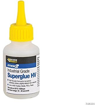 2x Everbuild HV20 20 g High Viscosity Industrial Superglue