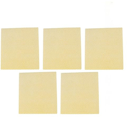 2Work Heavy Duty Non-woven Cloth 380x400mm Yellow (Pack of 5) 2W08163