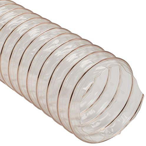 AWM Absaugschlauch Ø 200 mm transparent 0,4mm Absauganlage Spiralschlauch schwer entflammbar Flexschlauch (7 Meter)