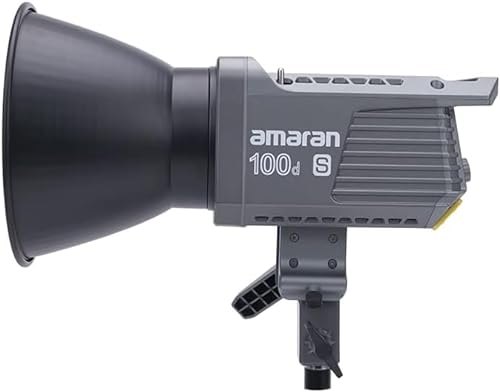 Aputure Amaran 100d COB Luce Video LED, CRI/TLCI 95+ Giorno 100W, Supporta il Controllo Applicativo Sidus Link, Alimentazione AC/DC, 8 Effetti Luminosi Integrati
