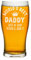 Personalised Pint Glass Tulip World's Best Daddy Grandad Crown Any Name Craft Beer Cider Custom Birthday Dad Grandad Father's Day