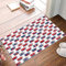 Badematte 50x80cm, Rutschfeste Badteppich, Tea Party, Großbritannien Themen-Teetasse Forms Gemusterte Union Jack Hearts F,Mikrofaser Badvorleger mit, Wasserabsorbierende Weiche teppiche für Badezimmer