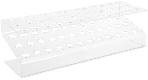 NUOBESTY 2Pcs Clear Acrylic 36-Hole Pen Display Stand - Desk Organizer for Brushes, Pencils, Eyebrow Pencils - Home, Office, School Supplies