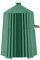 Alessi Plissé MDL07GR/US Elektrische Zitruspresse aus thermoplastischem Harz, US-Stecker 85 W, Grün