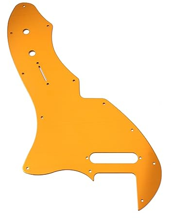 Gitarren Schlagbrett für 69 Re Issue Gitarre, Leicht Montierbar, Tragbar | Gitarre Pickguard, Aluminiumlegierung in Gold, Kompaktes Zubehör für Schnellen Einbau