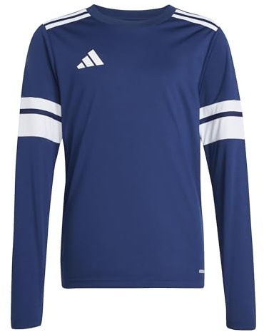 adidas Unisex Kids SQUADRA25 Jersey Long Sleeve Kids, Team Navy Blue 2/White, 15-16 Years