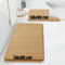 PHP Pedestal Mats Indoor Memory Foam Bath Mat - Non-Slip Floor Mat Comfortable Bathroom Mat - Beige, 50 x 40 cm