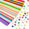 craspire 1350 Stück Origami Sterne Papier 27 Farben Doppelseitiger Stern Papierstreifen Bunte Papierstreifen Für DIY Hand Origami Glücksstern Papierdekoration Faltstreifen Kunsthandwerksbedarf