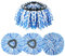 4 Pack Mop Replacement Head, Spin Mop Refill Compatible for Vileda Turbo Mop, Mops Head Replacement Triangle Swivel, Microfibre Mop Head Refill, Washable and Reusable Blue