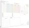 BIROYAL Schreibtischunterlage Papier A3 mit Wochenkalender - 50 Seiten Wochenplaner Block A3 - Schreibunterlage Unterlage Papier mit To Do Liste - Schreibtischunterlage Block im Homeoffice & Büro