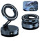 Thlevel Soporte Movil Coche Plegable Soporte Magnetico Rotación con Ventosa de Vacío e Disco Magnético Soporte para Teléfono Fitness Compatible con Todos los Smartphone