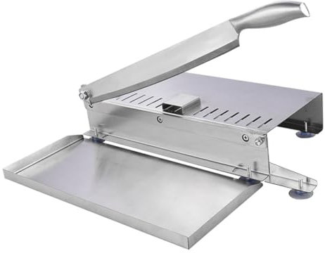 VINTORKY Hachoir à Viande Manuel Inox Réglable 1 Taille Polyvalent Pour Poulet Bœuf Poisson Légumes Usage Domestique Et Professionnel