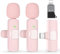 Microfono lavalier wireless per telefono, tablet e smartphone Android, confezione da 2 microfoni a clip Microfono wireless plug-and-play con riduzione del rumore