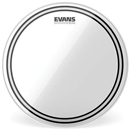 Evans EC2S Clear Tom Drum Head 6 Inch | Evans EC2S clear tom heads offer focused tone, controlled overtones, consistent attack and durable performance.