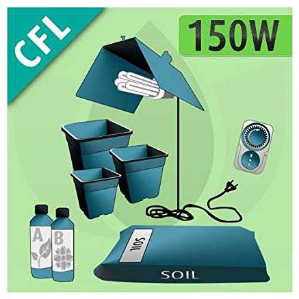 Kit Coltivazione Indoor Terra 150w - CFL