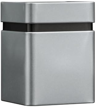 Bremer Gewürzhandel Vorratsdose, Aromaverschluss, silbermatt, 80 x 80 x 98 mm