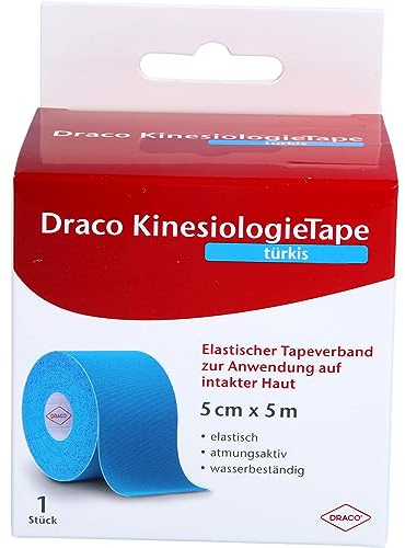 Draco Kinesiotape 5 Cmx5 m Türkis