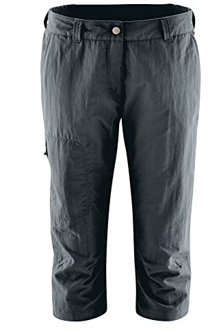 Maier Sports Damen Funktions-Capri Neckar aus 100% PA, Funktionshose/Outdoorhose/Wanderhose/Caprihose, Abriebfest und schnelltrocknend