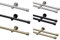 Garduna Gardinenstange Ø 16mm 2-Lauf Edelstahl-Look Metall, 200cm