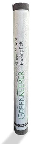 BillyOh Green Mineral Shed Roofing Felt with Roofing Clout Nail Tacks Included - Various Sizes (4x1m)