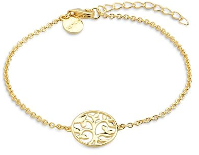 XENOX® Lebensbaum Armband - Damen Armband aus hochwertigem 925/- Sterlingsilber mit Lebensbaum-Anhänger | XS2897G