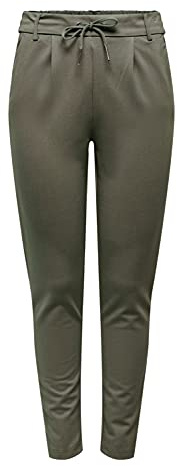 ONLY Damen Onlpoptrash Easy Colour Pant PNT Noos Hose ,Bungee Cord ,XS / 32L