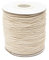 Realm Cordon en coton ciré pour bracelets, colliers, bijoux, Shamballa macramé (2 mm naturel, 5 m)