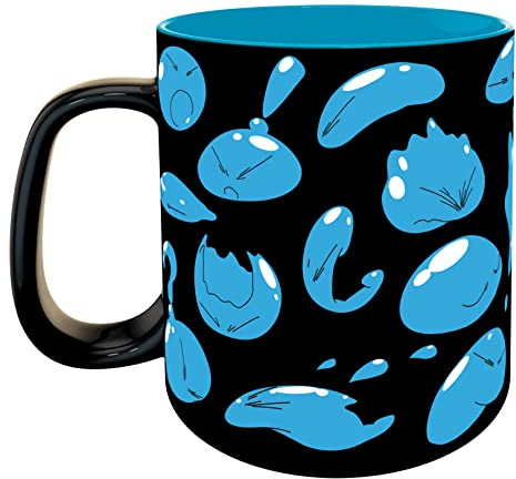 ABYSTYLE Keramiktasse mit Aufschrift That Time I Got Reincarnated as a Slime Rimuru, 473 ml, Anime-Manga-Trinkgeschirr, spülmaschinenfest, mikrowellengeeignet, für Zuhause und Küche