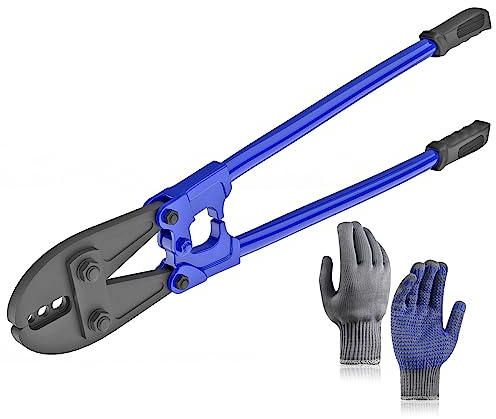 SPENDINS 30 Inch Hand Swaging Tool, Wire Rope Crimping Tool for 5/32,1/4,5/16 Wires, Heavy Duty Swager Crimper w/Ergonomic Handle Design, Fishing Tool for Copper Aluminum Oval Sleeves