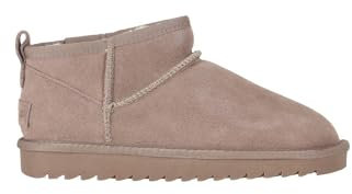 Colors of California Short Winter boot in suede TAU - TAUPE 37