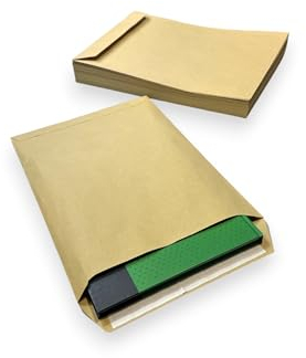 50 Stück Versandtaschen DIN B4-250 x 353 mm | große Briefumschläge ohne Fenster 100g/m² | Maxibrief A4 Briefkuverts | Großbrief Kuverts envelope big | Haftklebend (50)