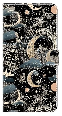 Wuhaizher for iPhone SE 2022 & 2020 Case iPhone 8/7 Case Flip Shockproof Leather Folio Book Wallet Case for Girly Kids with Card Holder Slots Kickstand Silicone Bumper Phone Cover, Moon