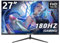 Great voell 27-Inch Gaming Monitor, 180Hz, FHD (1920x1080P), HDR, 99% sRGB, FreeSync, Anti-Blue Light, VESA Mountable, HDMI 2.0 & DP 1.4, Tilt Adjustable, 16:9 PC Screen