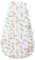 Duomiaomiao Baby Sleeping Bag 1.5 Tog, 100% Cotton Baby Wearable Blanket, Unisex Sleep Sack for 6-18 Months Girl Boy, Large Flower