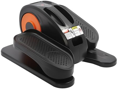 TaNeHaKi Elektrischer Elipsentrainer Unter Schreibtisch Ellipsentrainer Beintrainer Im Sitzen für Senioren Elektrisch Stepper Mini-fitnessgerät Elektrischer Pedaltrainer mit Fernbedienung