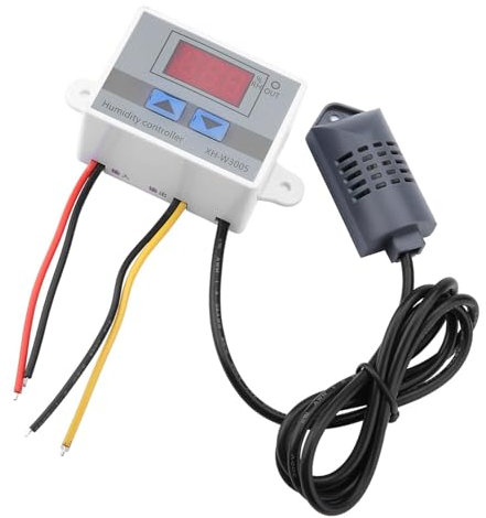 Majatou XH W3005 Humidity Sensor, Digital Hygrometer Switch Controller, XH W3005 Temperature Humidity Meter Humidity Sensor 0~99% RH 12V / 24V / 220 (220)