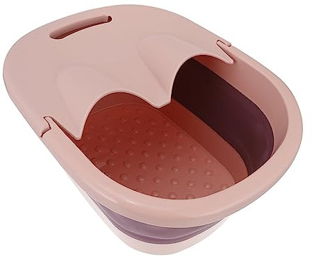 Ipetboom Foldable Foot Soaking Basin Massage Function Home Foot Bath Bucket for Relaxation Suitable for Adults and Children