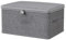 Boîte de rangement verrouillable, boîte de rangement pour médicaments avec serrure à combinaison, boîte de rangement pliable avec couvercle, organisateur pour armoire de chambre à coucher(40x30x21 cm)