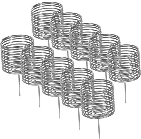 YOSADIER Boîte à Engrais en Acier Inoxydable Bonsaïs Lot de 10 Paniers à Engrais Réutilisables pour Jardinage Orchées